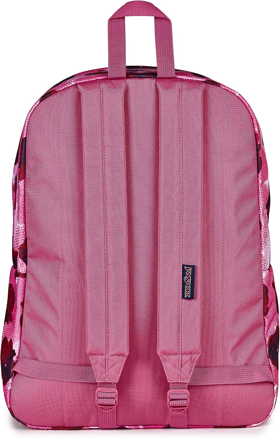 image:imageJanSport SuperBreak One Backpack Durable Lightweight Bag with 1 Main Compartment Front Utility Pocket with Builtin Organizer Premium Backpack Pastel PetalsPop Art Pansies Digital FuchsiaMulti