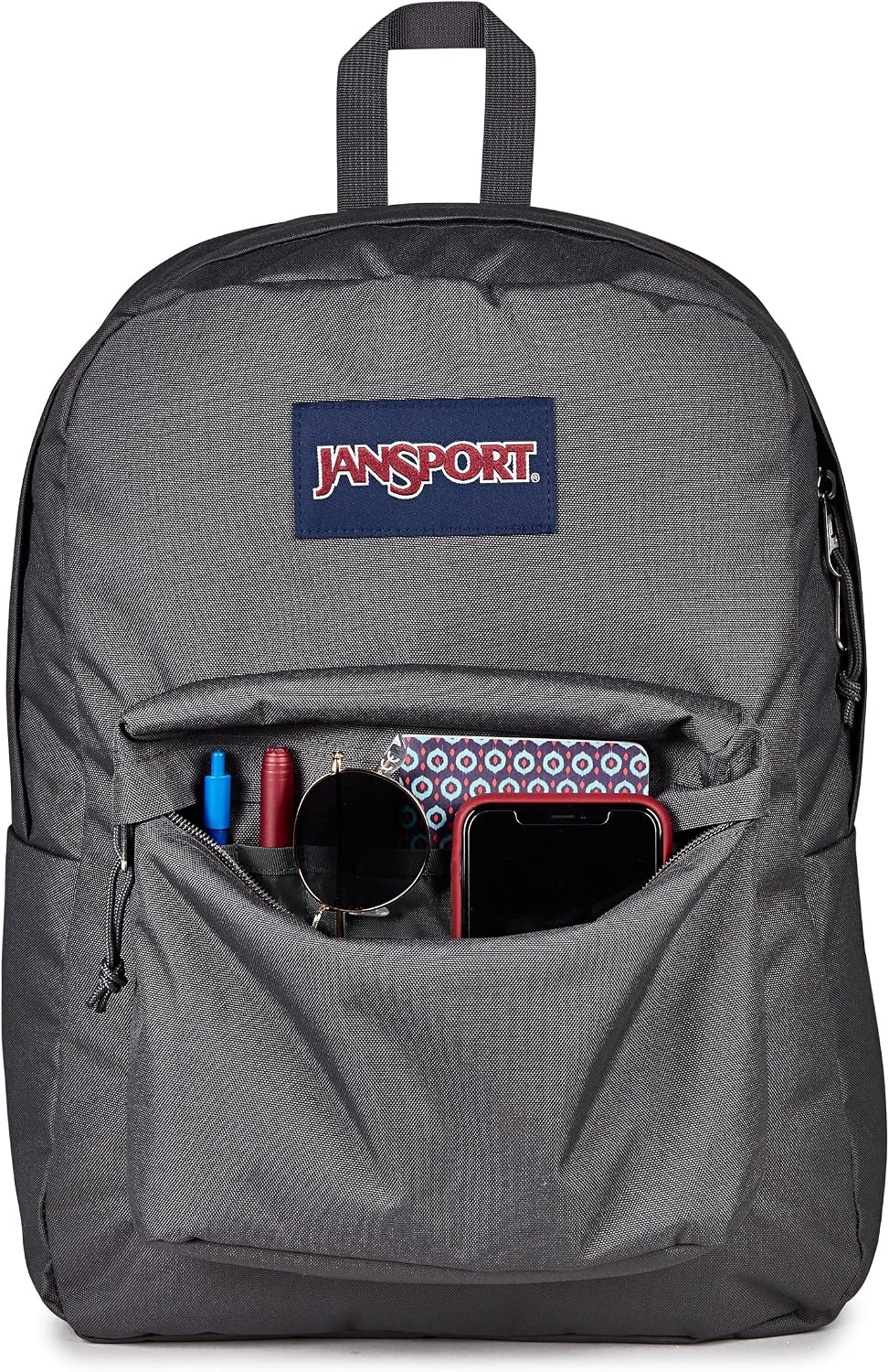image:imageJanSport SuperBreak One Backpack Durable Lightweight Bag with 1 Main Compartment Front Utility Pocket with Builtin Organizer Premium Backpack Pastel PetalsSmokey Grit