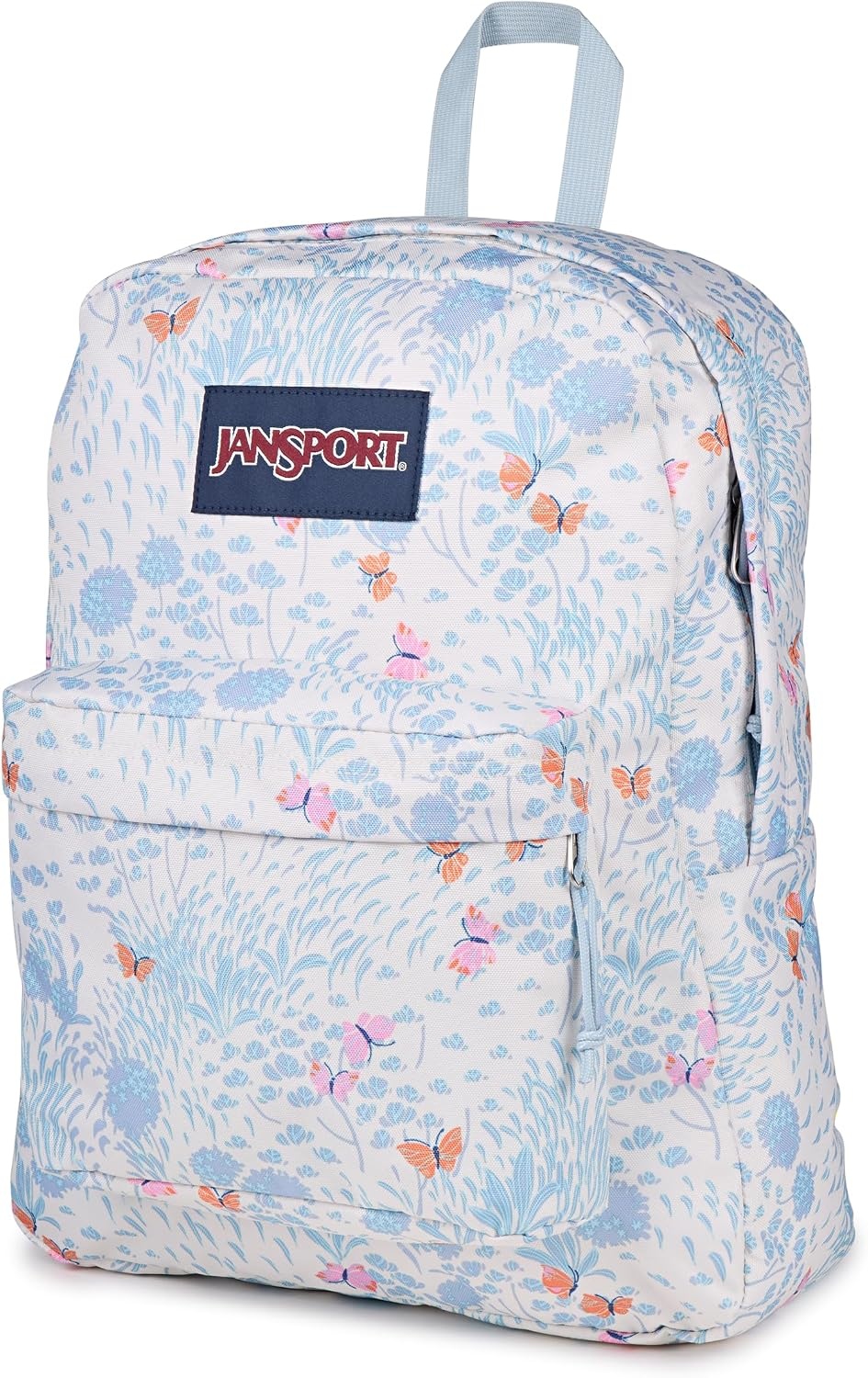 image:imageJanSport SuperBreak One Backpack Durable Lightweight Bag with 1 Main Compartment Front Utility Pocket with Builtin Organizer Premium Backpack Pastel PetalsFluttering Fields