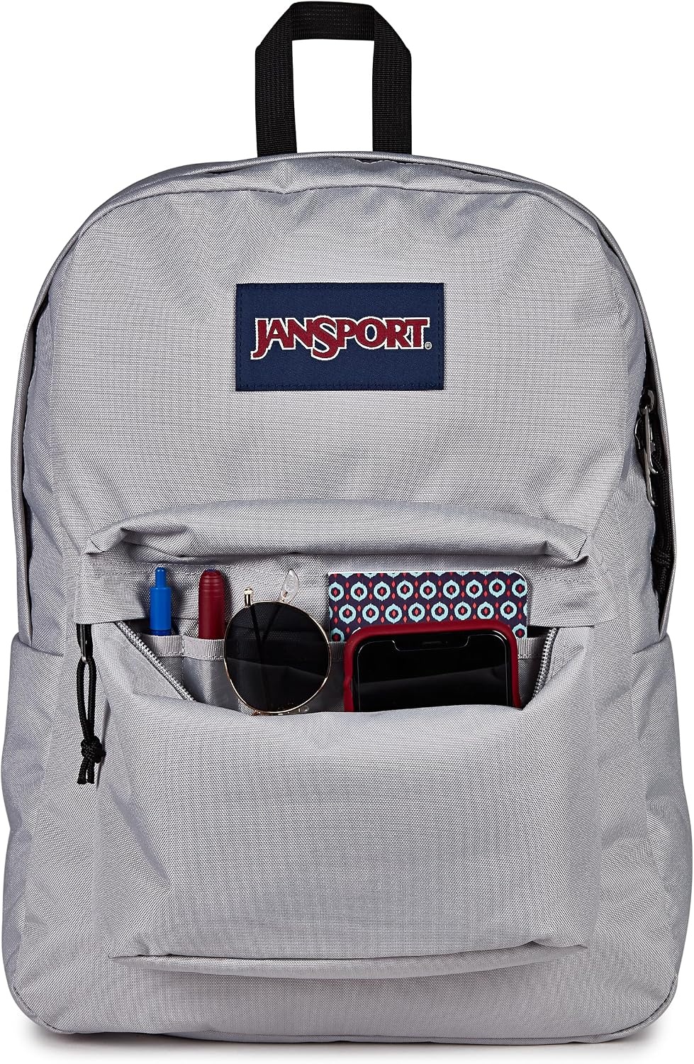 image:imageJanSport SuperBreak One Backpack Durable Lightweight Bag with 1 Main Compartment Front Utility Pocket with Builtin Organizer Premium Backpack Pastel PetalsGrounded Grey