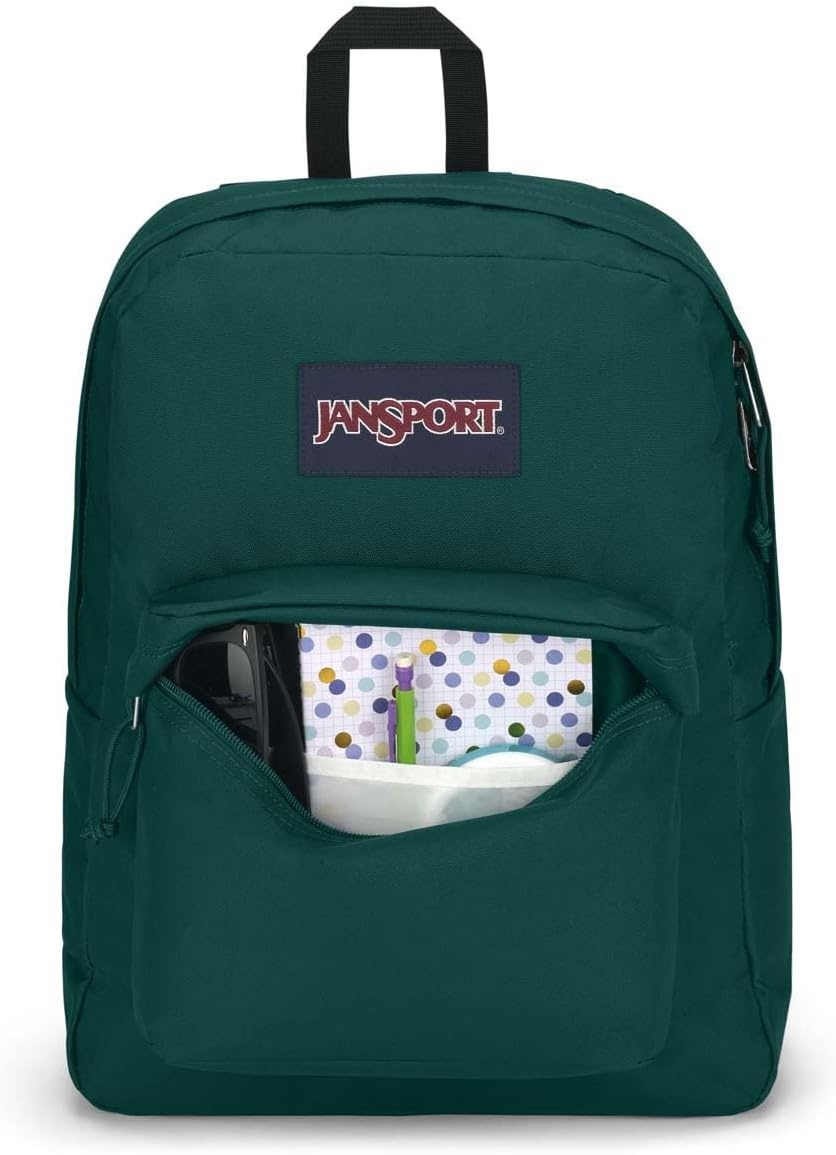 image:imageJanSport SuperBreak One Backpack Durable Lightweight Bag with 1 Main Compartment Front Utility Pocket with Builtin Organizer Premium Backpack Pastel PetalsDeep Juniper