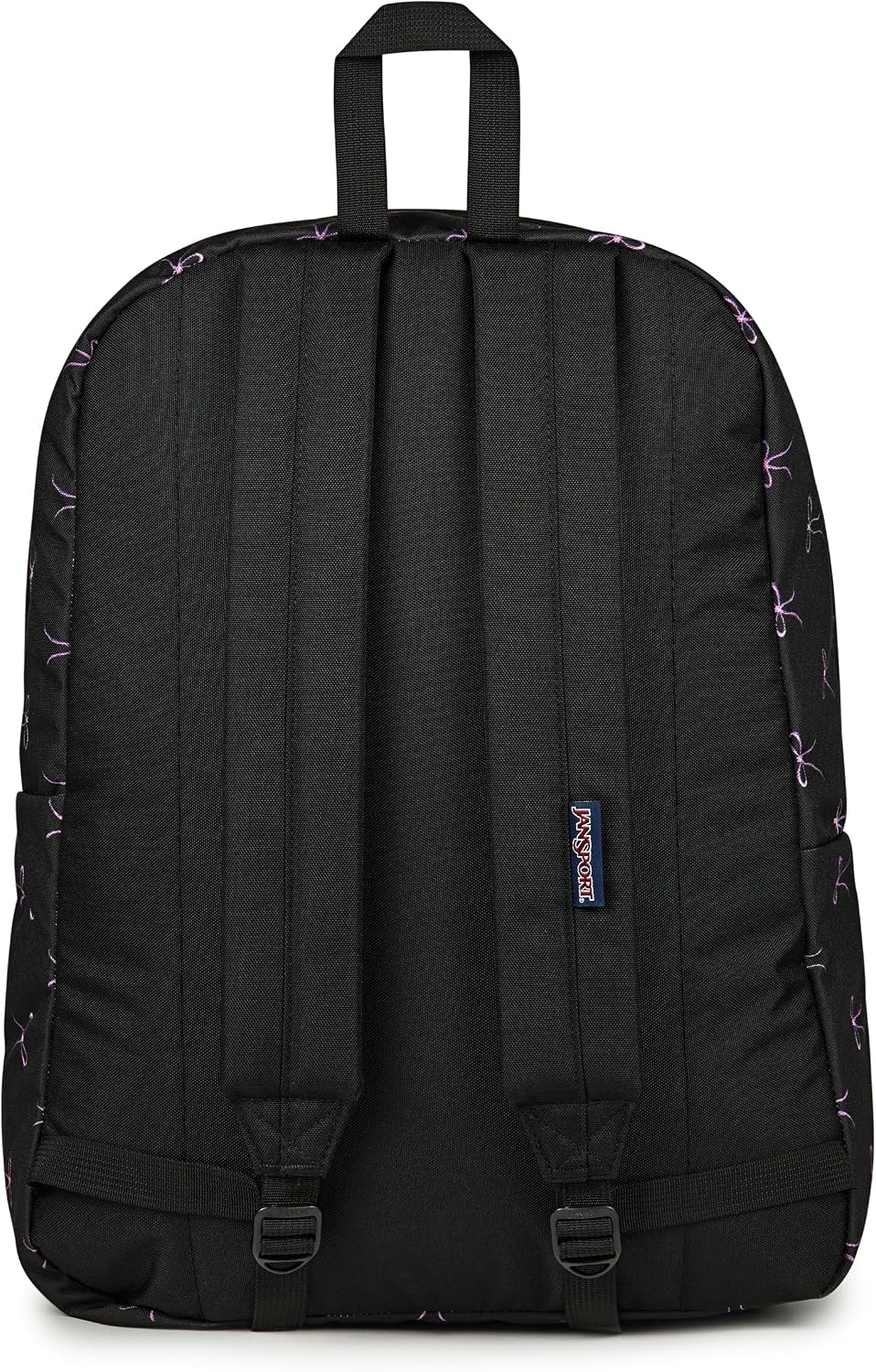 image:imageJanSport SuperBreak One Backpack Durable Lightweight Bag with 1 Main Compartment Front Utility Pocket with Builtin Organizer Premium Backpack Pastel PetalsBad Bows
