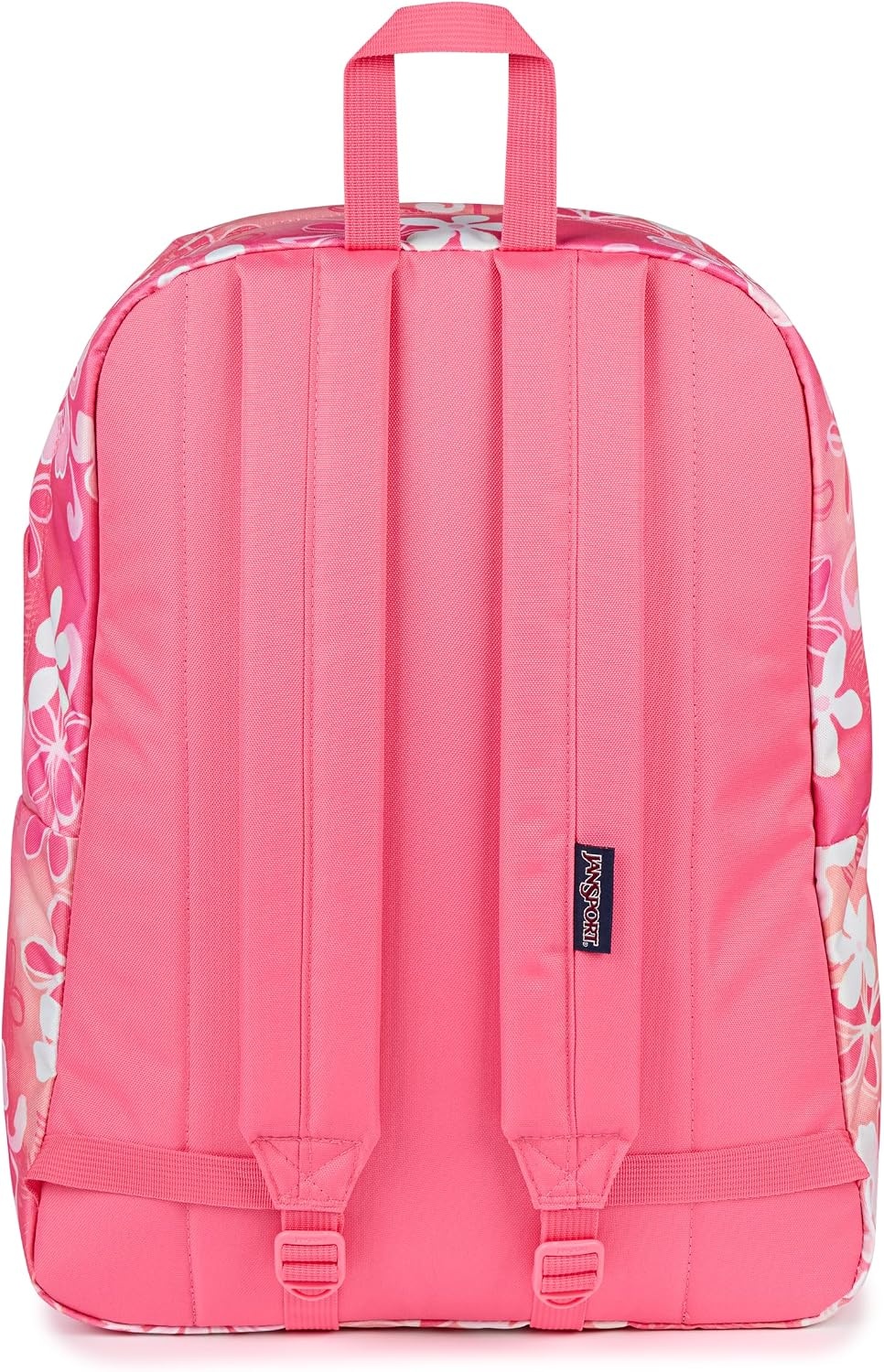 image:imageJanSport SuperBreak One Backpack Durable Lightweight Bag with 1 Main Compartment Front Utility Pocket with Builtin Organizer Premium Backpack Pastel PetalsHiblisscus
