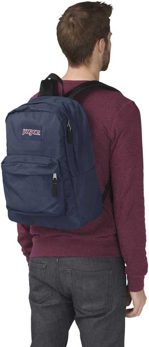image:imageJanSport SuperBreak One Backpack Durable Lightweight Bag with 1 Main Compartment Front Utility Pocket with Builtin Organizer Premium Backpack Pastel PetalsNavy