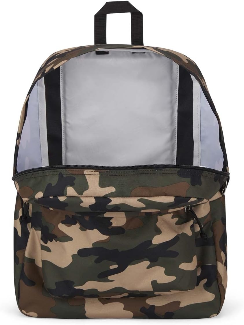 image:imageJanSport SuperBreak One Backpack Durable Lightweight Bag with 1 Main Compartment Front Utility Pocket with Builtin Organizer Premium Backpack Pastel PetalsBuckshot Camo