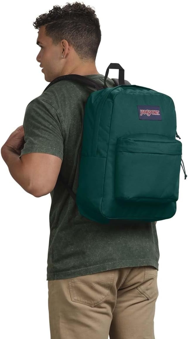 image:imageJanSport SuperBreak One Backpack Durable Lightweight Bag with 1 Main Compartment Front Utility Pocket with Builtin Organizer Premium Backpack Pastel PetalsDeep Juniper