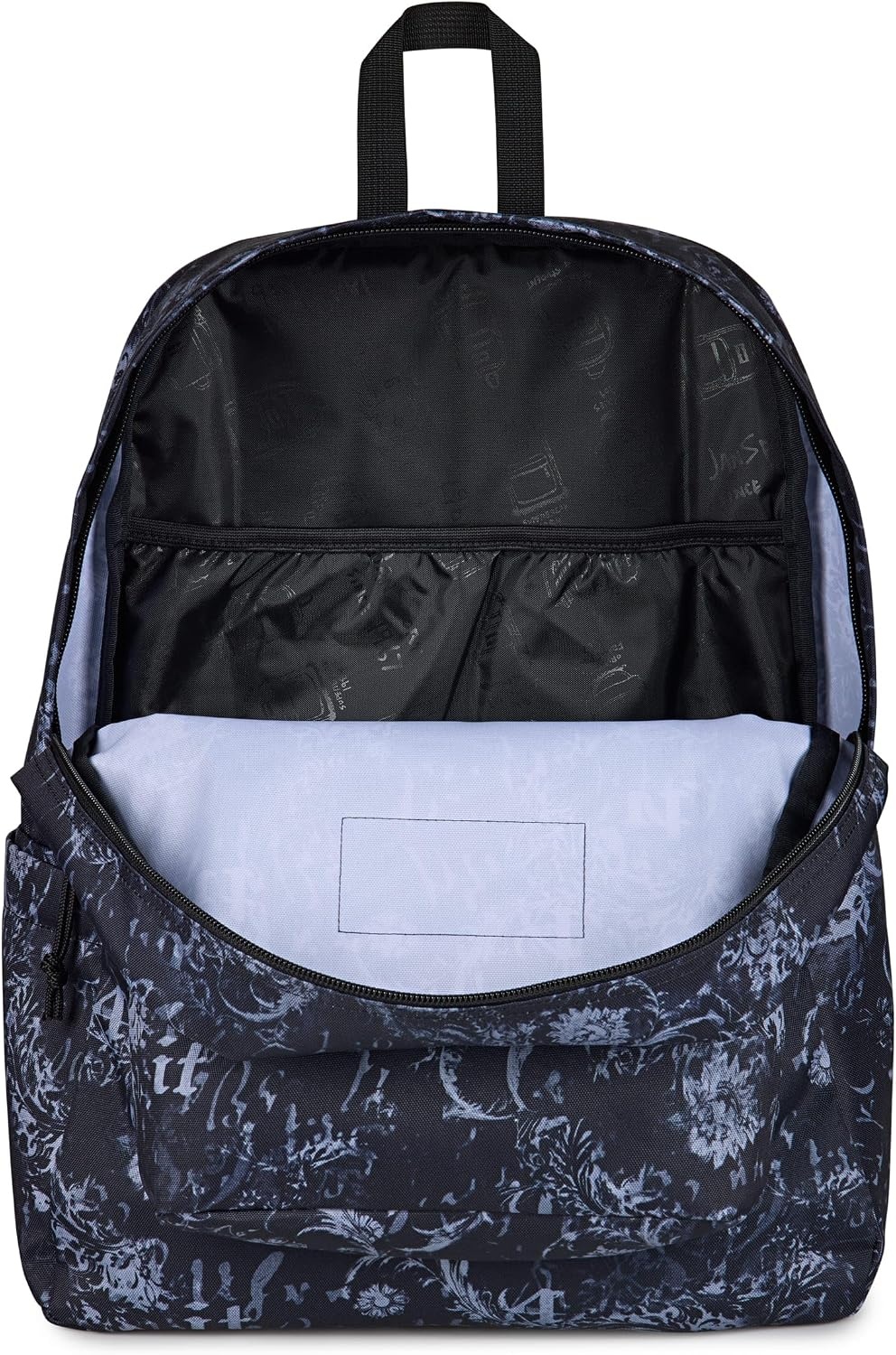 image:imageJanSport SuperBreak Plus Backpack with Padded 15inch Laptop Sleeve and Integrated Bottle Pocket Spacious and Durable Daypack for Work and Travel Animal IllusionAfflicted BlackCharcoalDk Grey