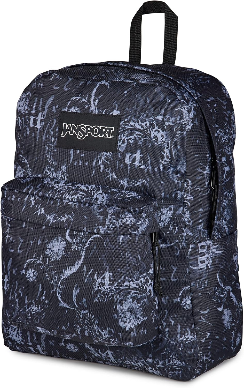image:imageJanSport SuperBreak Plus Backpack with Padded 15inch Laptop Sleeve and Integrated Bottle Pocket Spacious and Durable Daypack for Work and Travel Animal IllusionAfflicted BlackCharcoalDk Grey