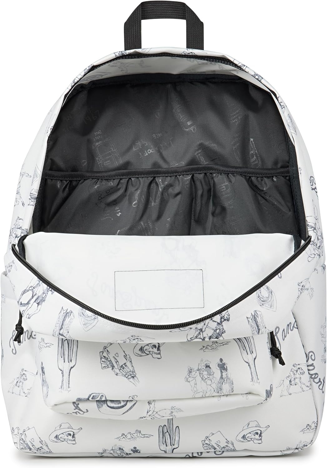 image:imageJanSport SuperBreak Plus Backpack with Padded 15inch Laptop Sleeve and Integrated Bottle Pocket Spacious and Durable Daypack for Work and Travel Butterfly BaddieCactus Jansport