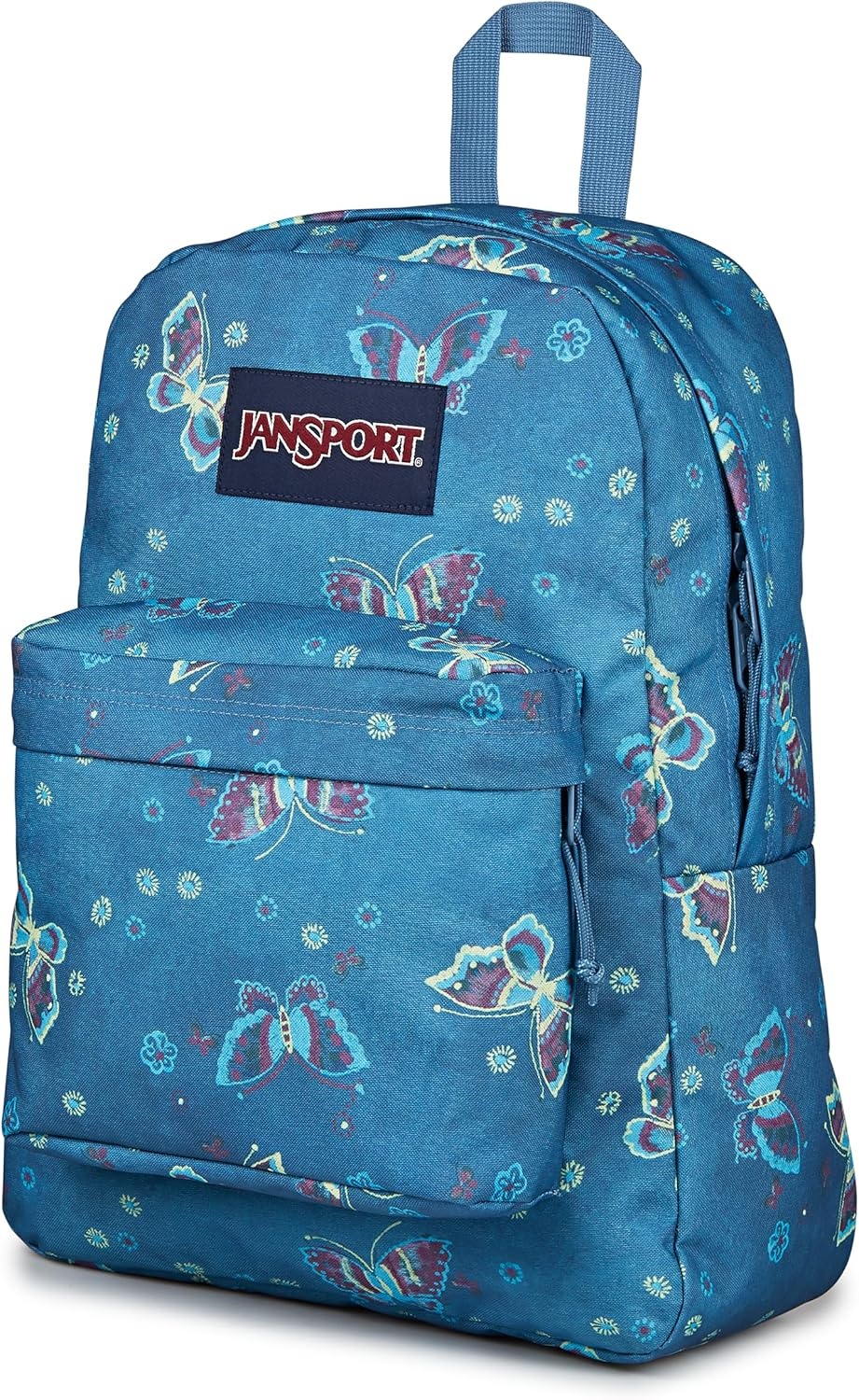 image:imageJanSport SuperBreak Plus Backpack with Padded 15inch Laptop Sleeve and Integrated Bottle Pocket Spacious and Durable Daypack for Work and Travel Butterfly BaddieButterfly Baddie