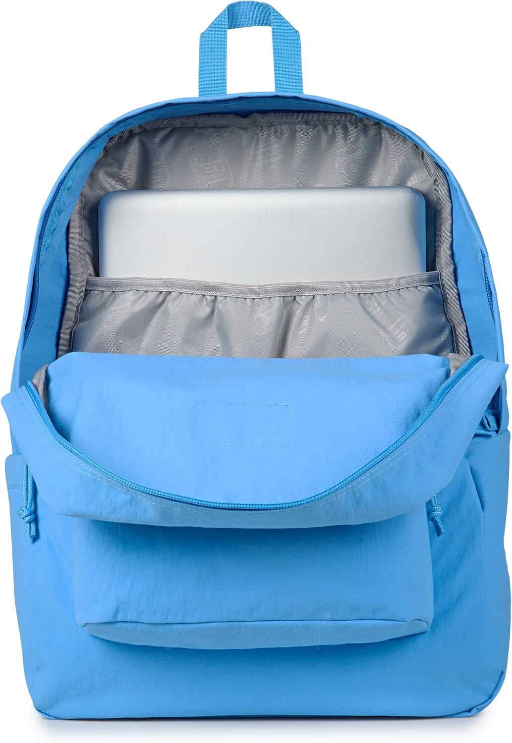 image:imageJanSport SuperBreak Plus Backpack with Padded 15inch Laptop Sleeve and Integrated Bottle Pocket Spacious and Durable Daypack for Work and Travel Butterfly BaddieAzul Blue