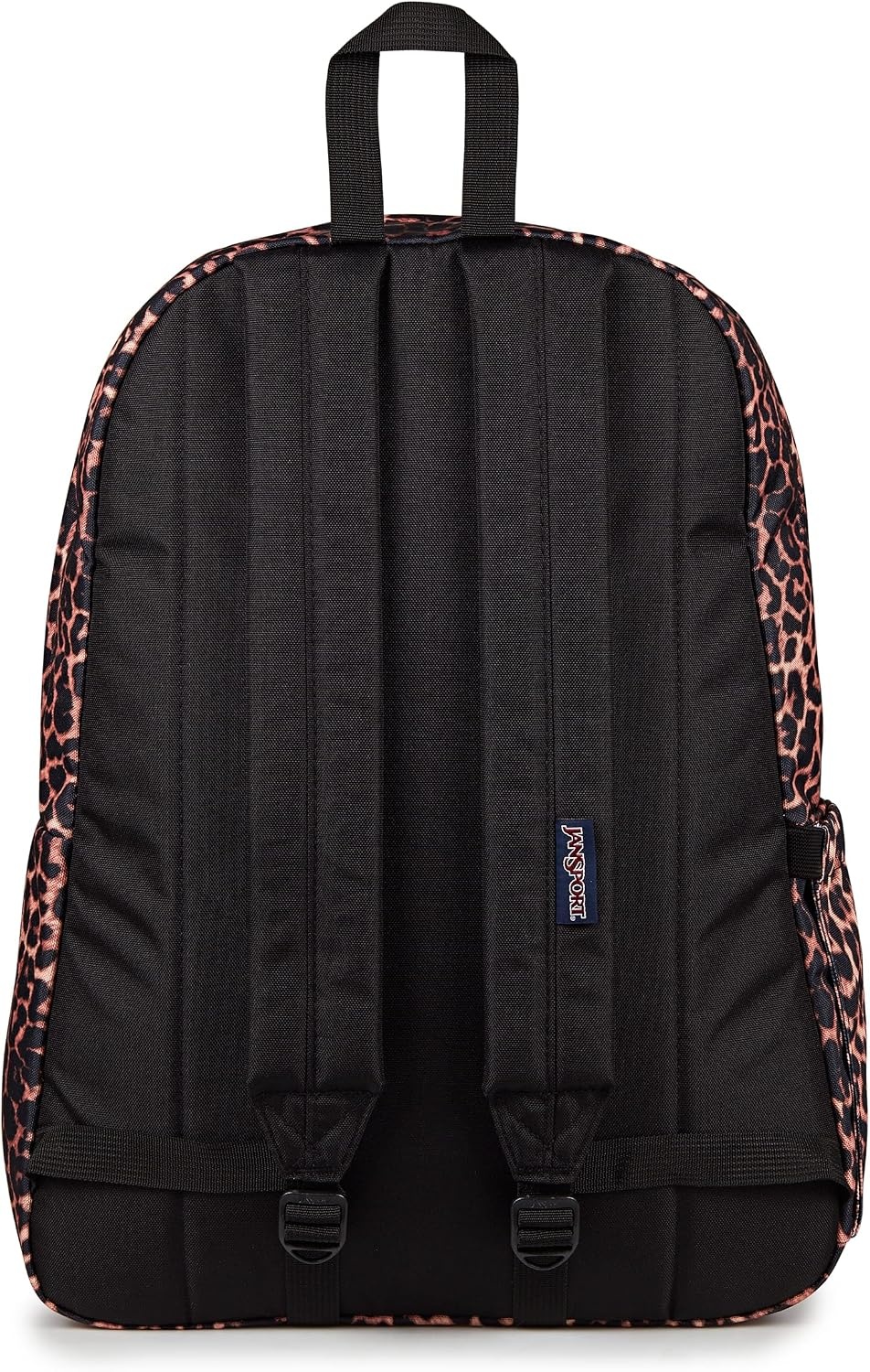 image:imageJanSport SuperBreak Plus Backpack with Padded 15inch Laptop Sleeve and Integrated Bottle Pocket Spacious and Durable Daypack for Work and Travel Butterfly BaddieLeopard Rose BrownBlackRedGreen