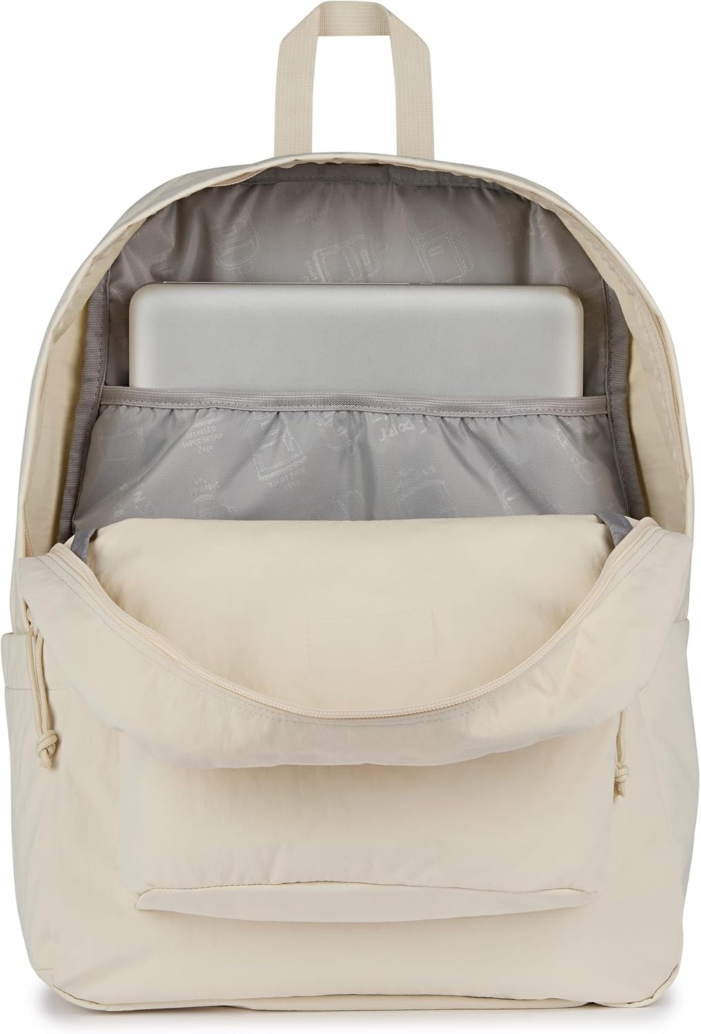 image:imageJanSport SuperBreak Plus Backpack with Padded 15inch Laptop Sleeve and Integrated Bottle Pocket Spacious and Durable Daypack for Work and Travel Butterfly BaddieMoon Flower