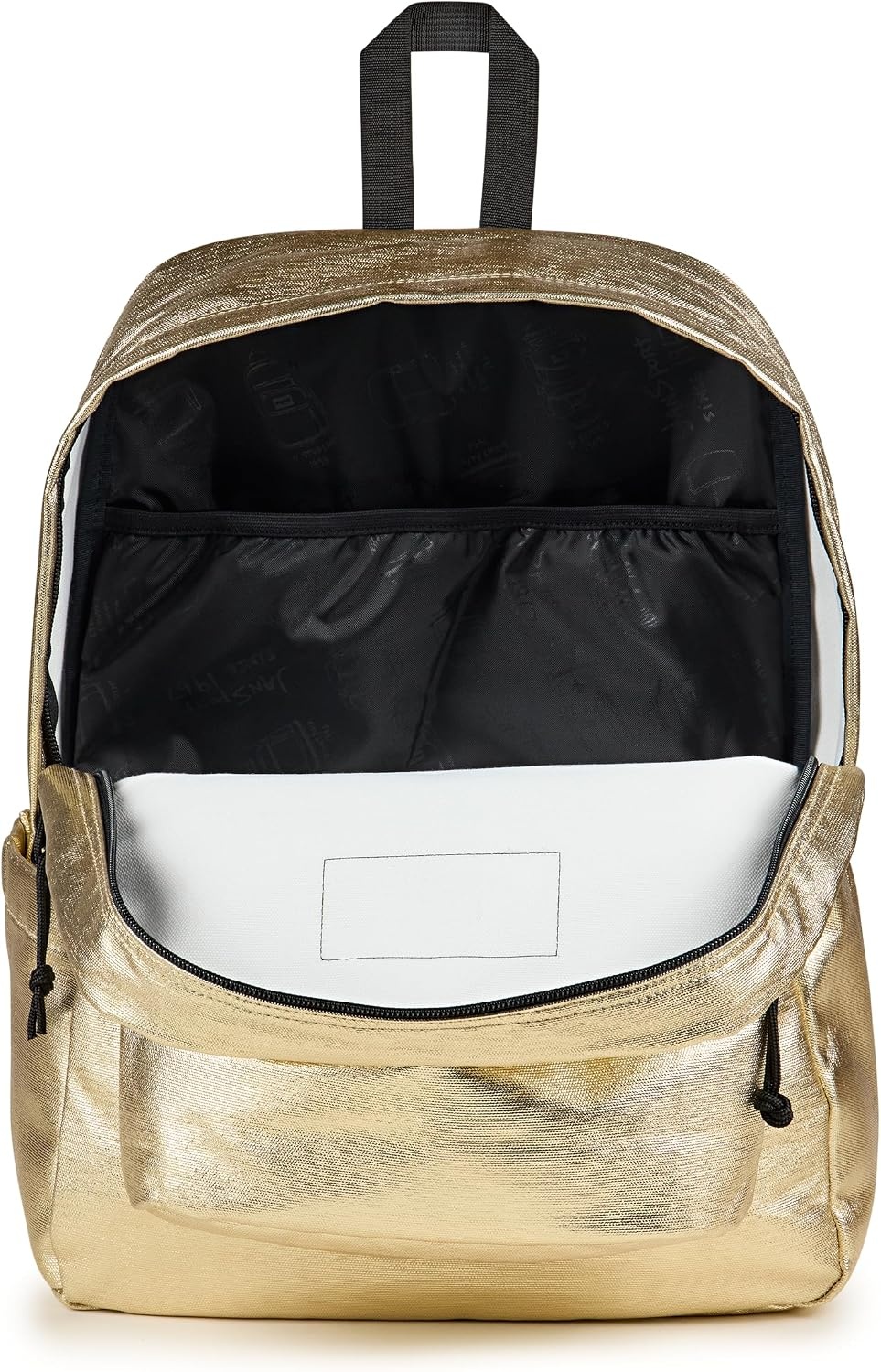 image:imageJanSport SuperBreak Plus Backpack with Padded 15inch Laptop Sleeve and Integrated Bottle Pocket Spacious and Durable Daypack for Work and Travel Butterfly BaddieSurreal Shine Gold
