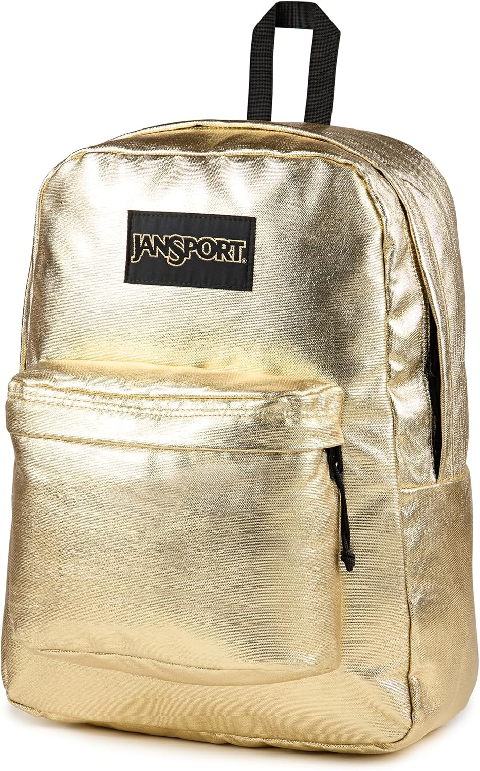 image:imageJanSport SuperBreak Plus Backpack with Padded 15inch Laptop Sleeve and Integrated Bottle Pocket Spacious and Durable Daypack for Work and Travel Butterfly BaddieSurreal Shine Gold