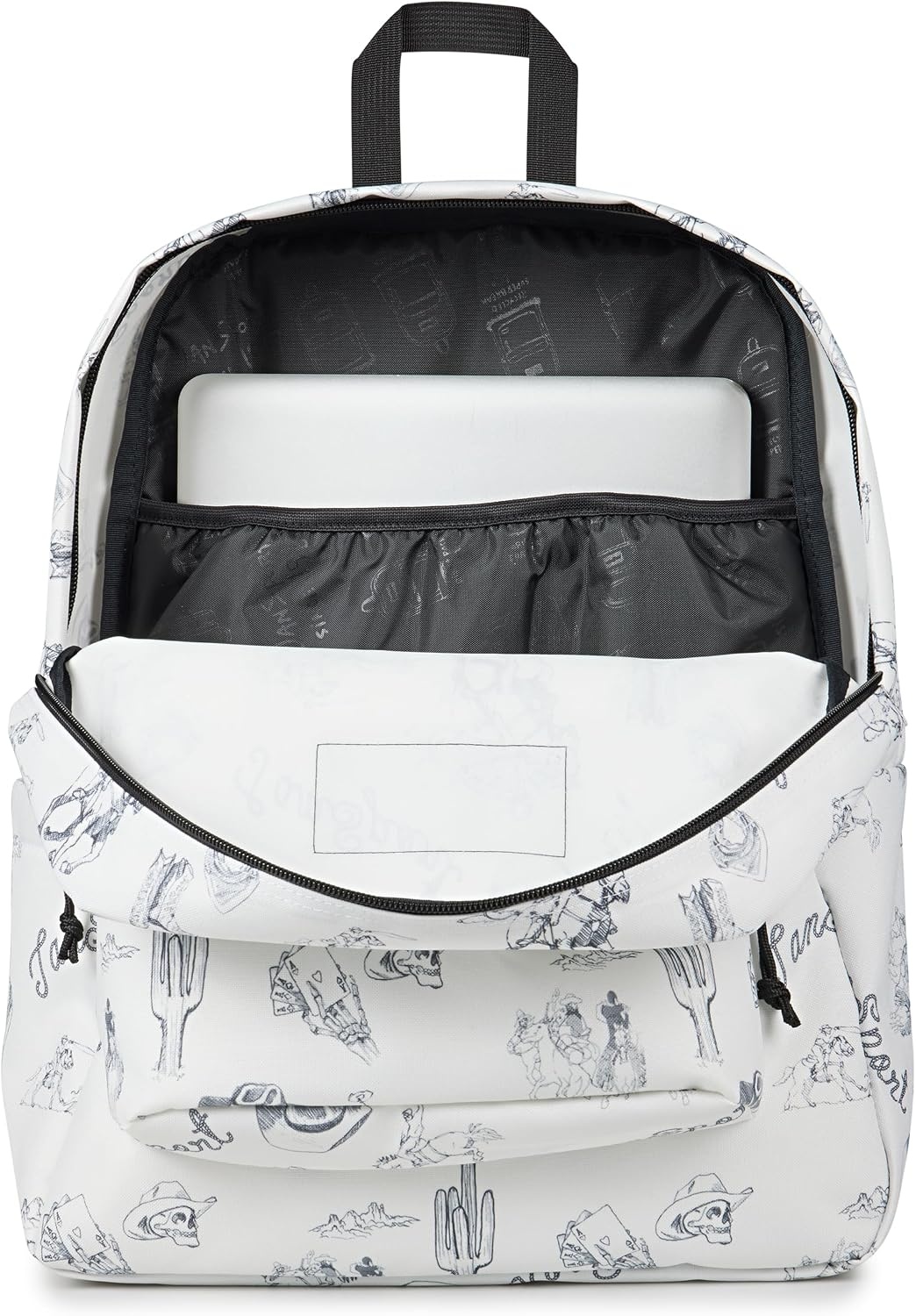 image:imageJanSport SuperBreak Plus Backpack with Padded 15inch Laptop Sleeve and Integrated Bottle Pocket Spacious and Durable Daypack for Work and Travel Butterfly BaddieCactus Jansport
