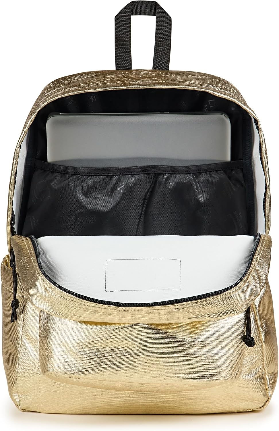 image:imageJanSport SuperBreak Plus Backpack with Padded 15inch Laptop Sleeve and Integrated Bottle Pocket Spacious and Durable Daypack for Work and Travel Butterfly BaddieSurreal Shine Gold