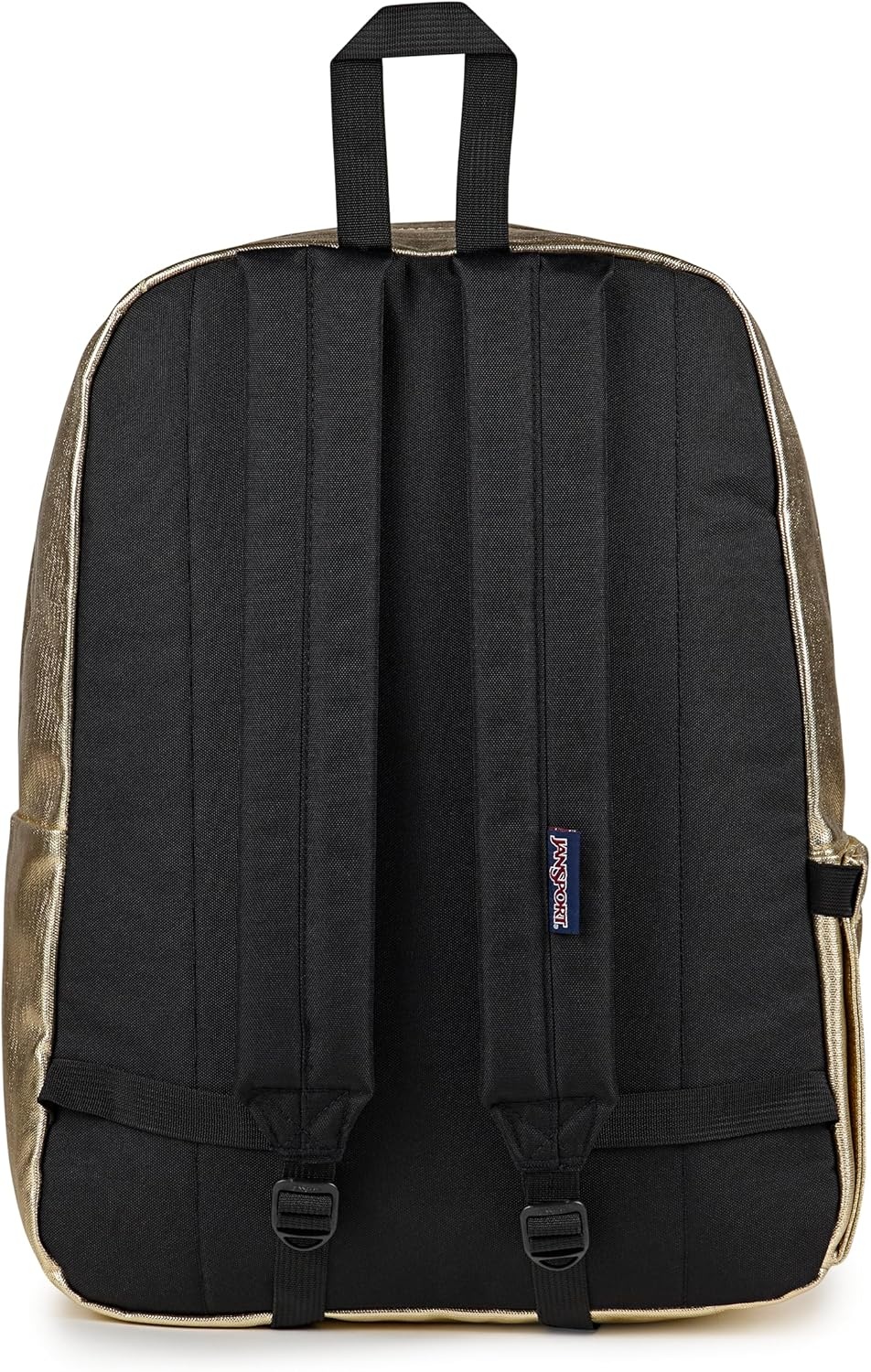 image:imageJanSport SuperBreak Plus Backpack with Padded 15inch Laptop Sleeve and Integrated Bottle Pocket Spacious and Durable Daypack for Work and Travel Butterfly BaddieSurreal Shine Gold