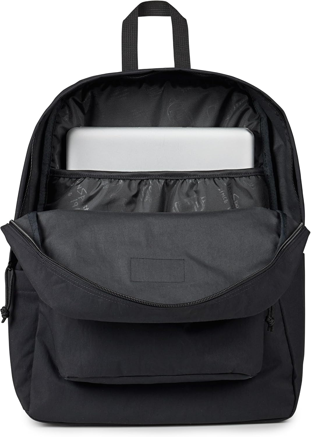image:imageJanSport SuperBreak Plus Backpack with Padded 15inch Laptop Sleeve and Integrated Bottle Pocket Spacious and Durable Daypack for Work and Travel Butterfly BaddieBlack