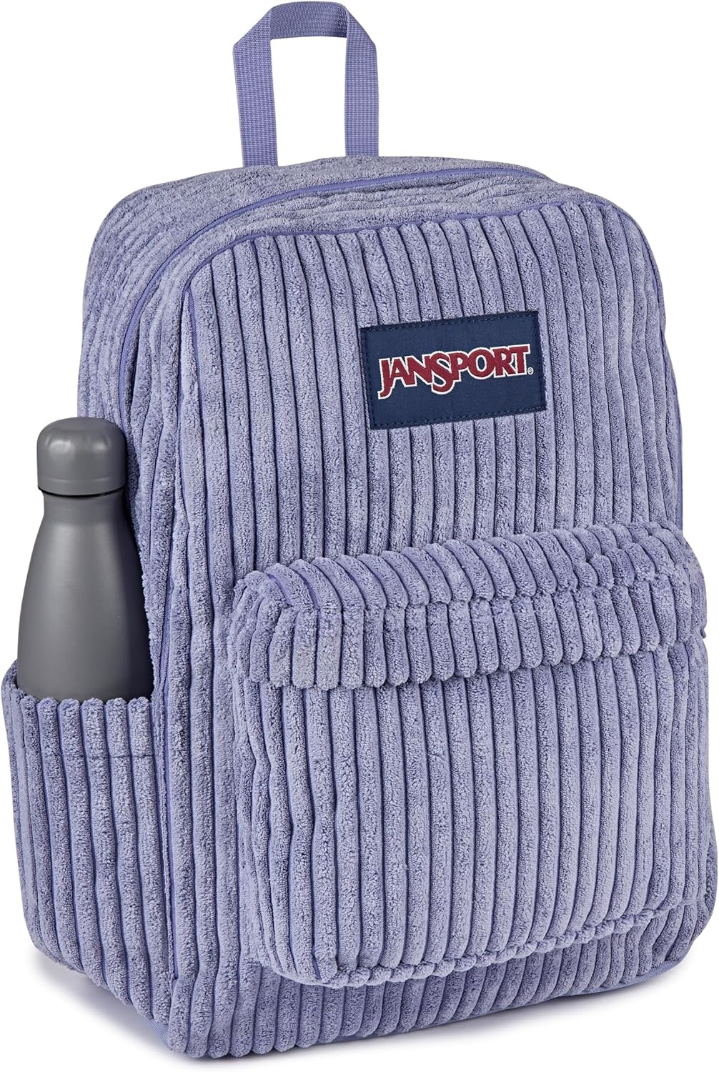 image:imageJanSport SuperBreak Plus Backpack with Padded 15inch Laptop Sleeve and Integrated Bottle Pocket Spacious and Durable Daypack for Work and Travel Butterfly BaddieSurreal Corduroy Lavender Ash