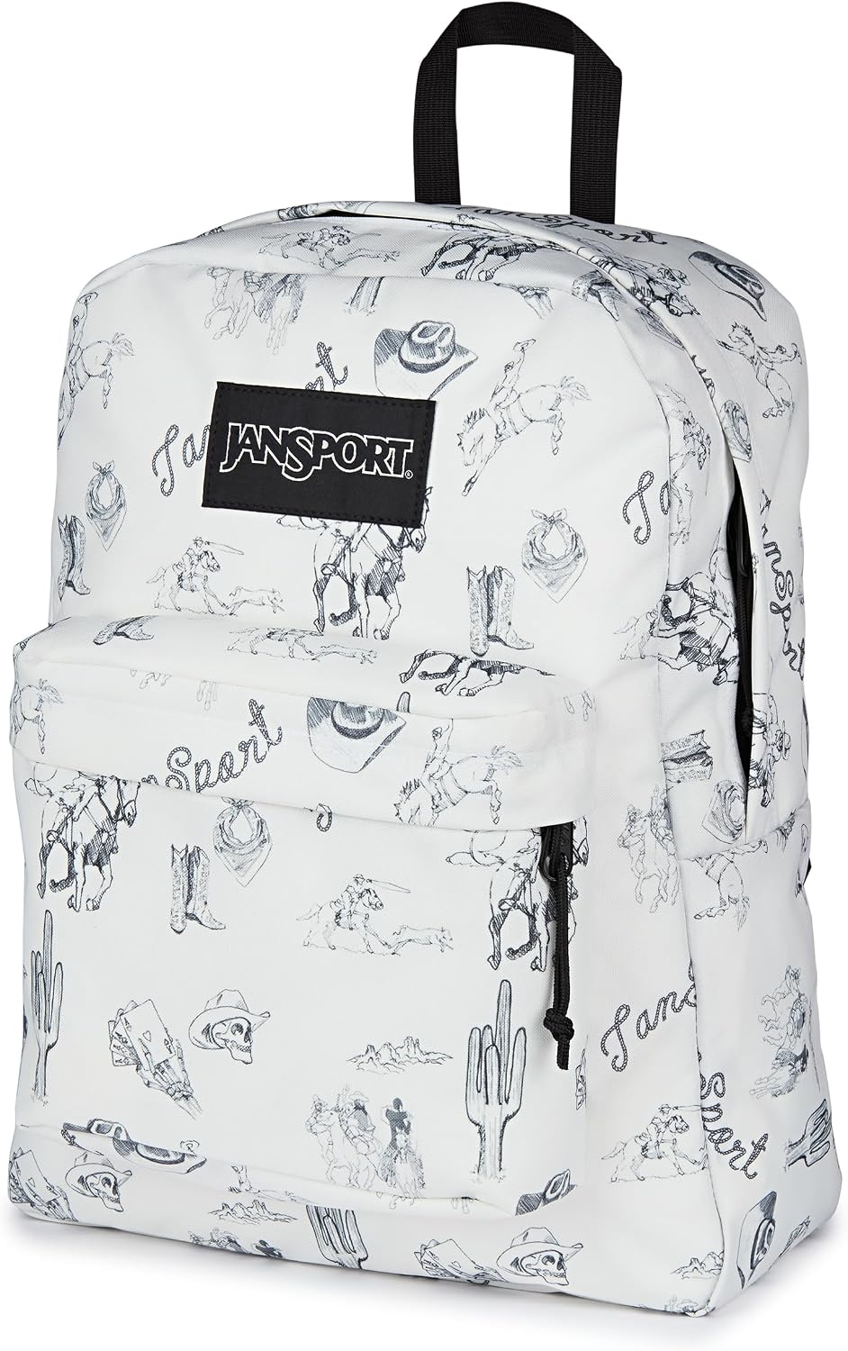 image:imageJanSport SuperBreak Plus Backpack with Padded 15inch Laptop Sleeve and Integrated Bottle Pocket Spacious and Durable Daypack for Work and Travel Butterfly BaddieCactus Jansport