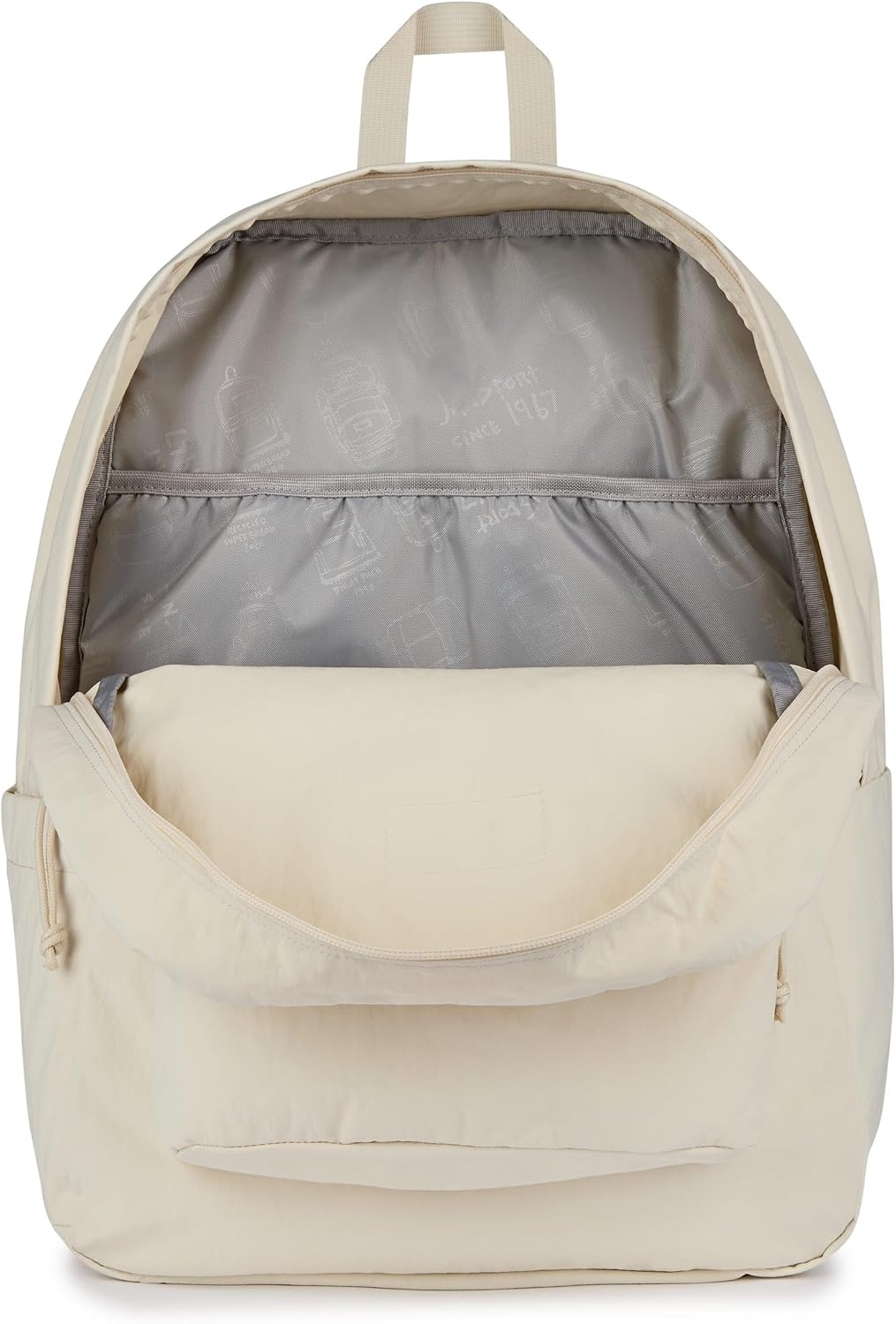 image:imageJanSport SuperBreak Plus Backpack with Padded 15inch Laptop Sleeve and Integrated Bottle Pocket Spacious and Durable Daypack for Work and Travel Butterfly BaddieMoon Flower