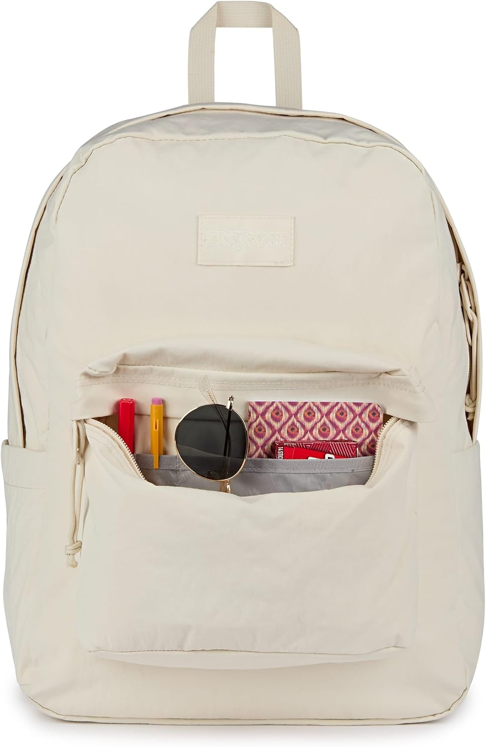 image:imageJanSport SuperBreak Plus Backpack with Padded 15inch Laptop Sleeve and Integrated Bottle Pocket Spacious and Durable Daypack for Work and Travel Butterfly BaddieMoon Flower