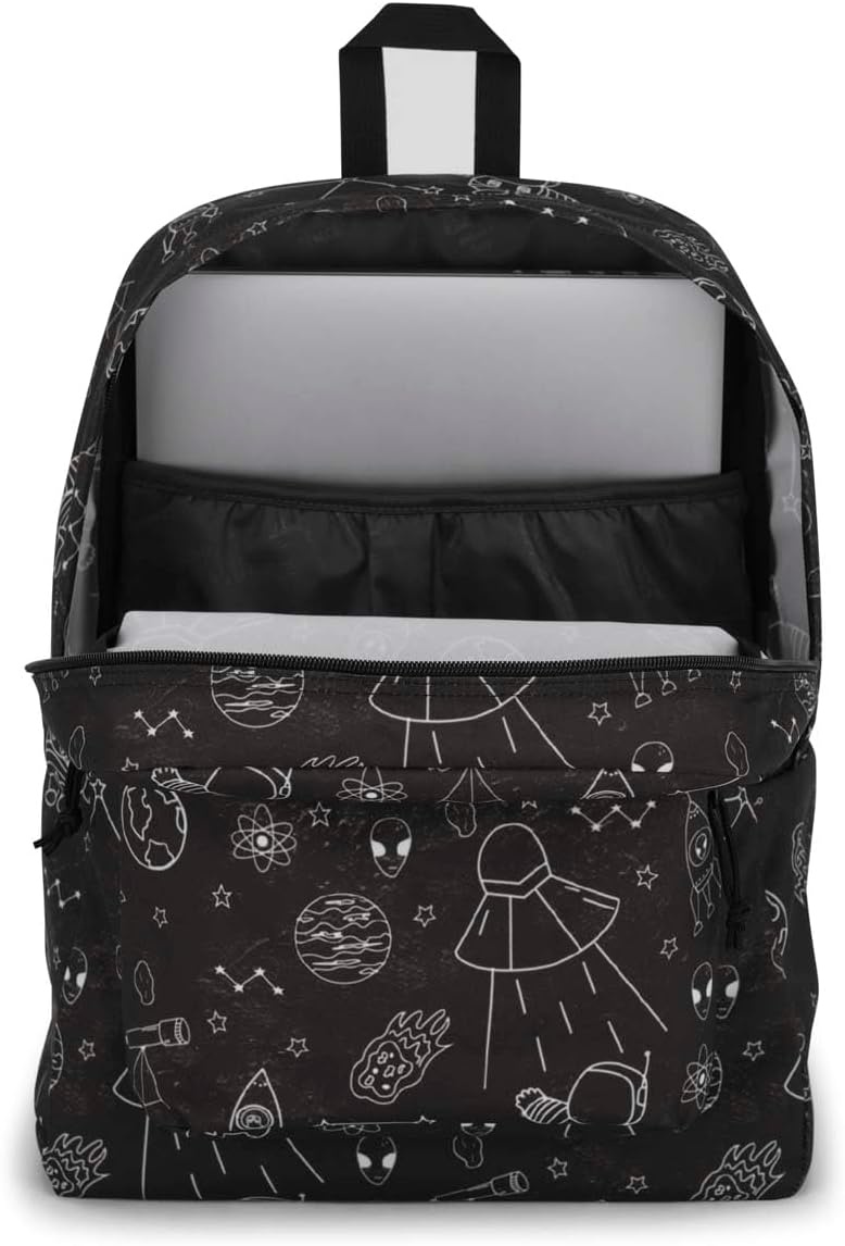 image:imageJanSport SuperBreak Plus Backpack with Padded 15inch Laptop Sleeve and Integrated Bottle Pocket Spacious and Durable Daypack for Work and Travel Cosmic City