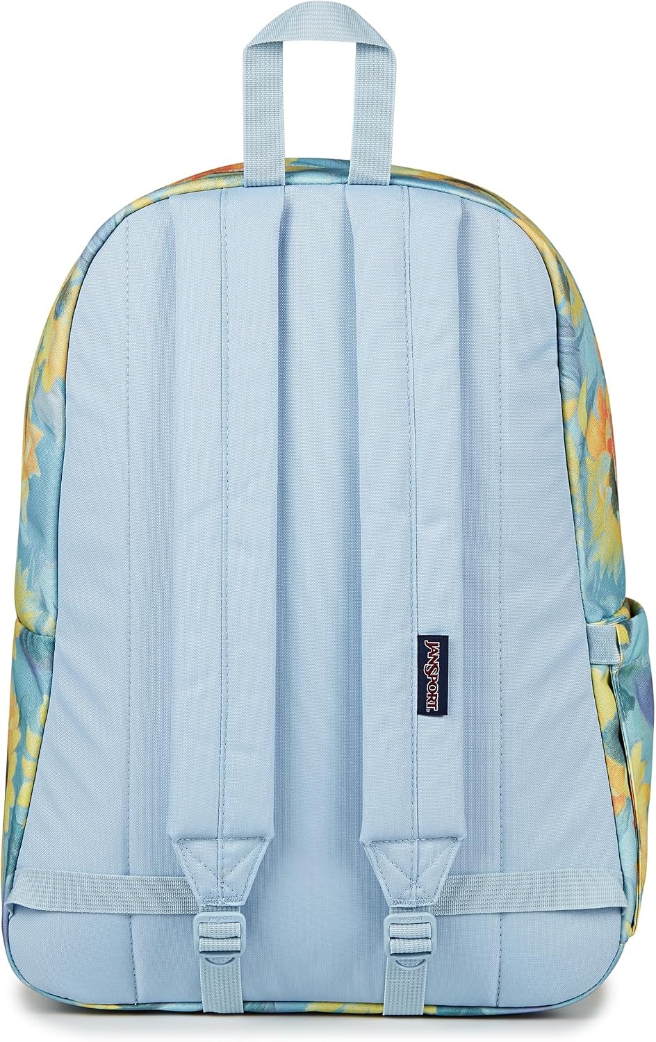 image:imageJanSport SuperBreak Plus Backpack with Padded 15inch Laptop Sleeve and Integrated Bottle Pocket Spacious and Durable Daypack for Work and Travel Pastel LilacSurreal Sunflowers Blue Dusk