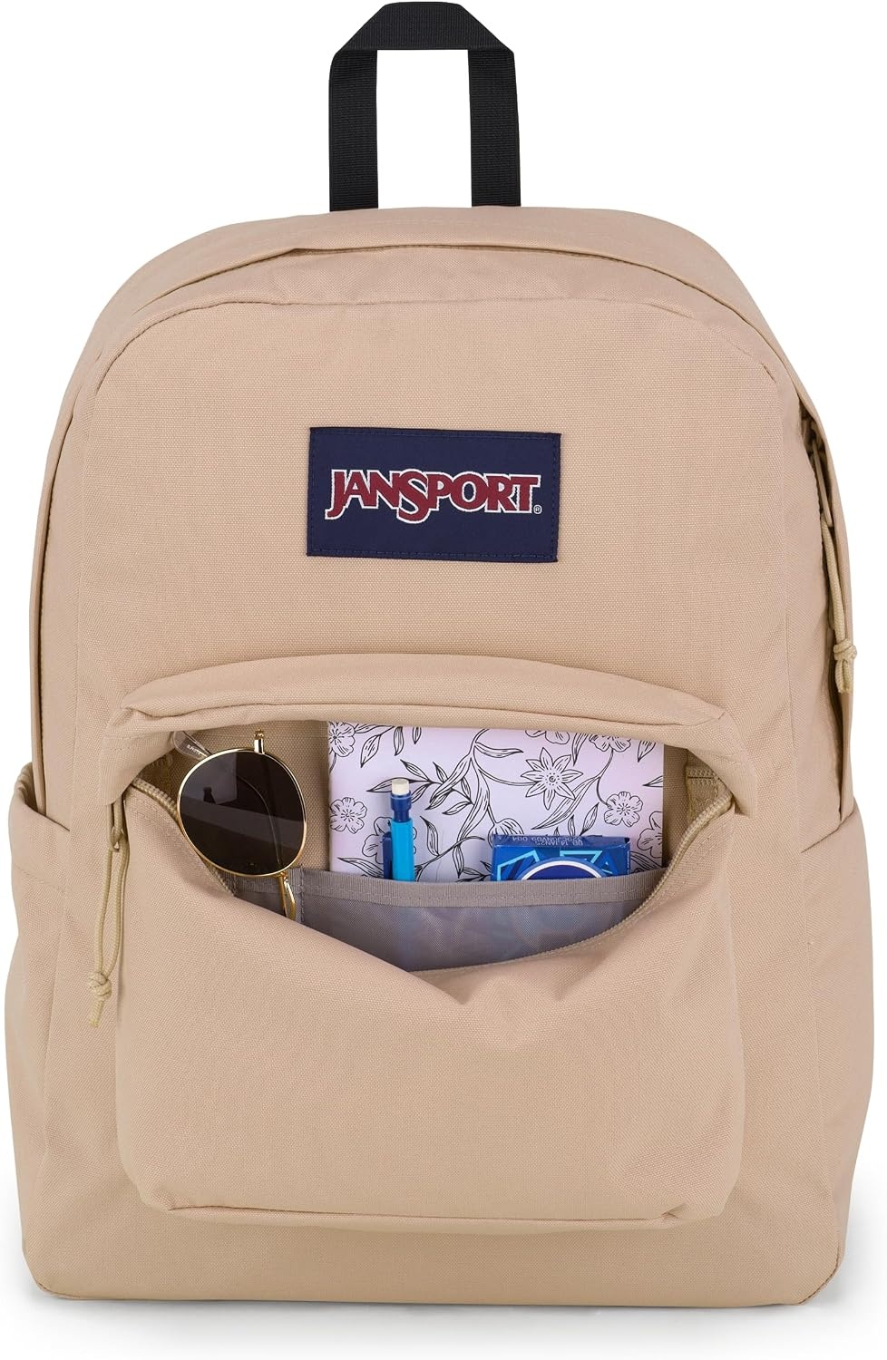 image:imageJanSport SuperBreak Plus Backpack with Padded 15inch Laptop Sleeve and Integrated Bottle Pocket Spacious and Durable Daypack for Work and Travel Pastel LilacTravertine