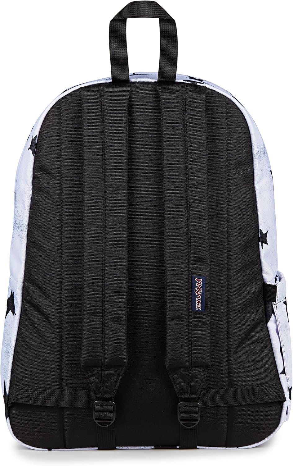 image:imageJanSport SuperBreak Plus Backpack with Padded 15inch Laptop Sleeve and Integrated Bottle Pocket Spacious and Durable Daypack for Work and Travel Pastel LilacSprayed Stars Black
