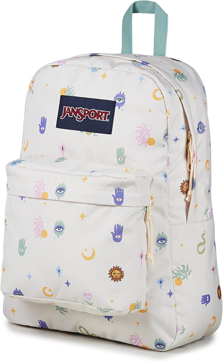 image:imageJanSport SuperBreak Plus Backpack with Padded 15inch Laptop Sleeve and Integrated Bottle Pocket Spacious and Durable Daypack for Work and Travel Pastel LilacSurreal Mirage Coconut