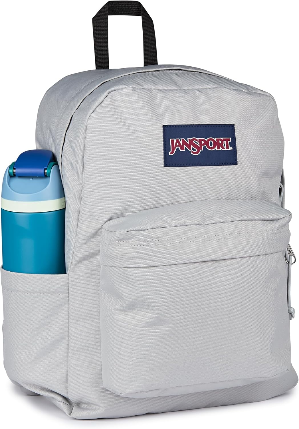 image:imageJanSport SuperBreak Plus Backpack with Padded 15inch Laptop Sleeve and Integrated Bottle Pocket Spacious and Durable Daypack for Work and Travel Pastel LilacGrounded Grey