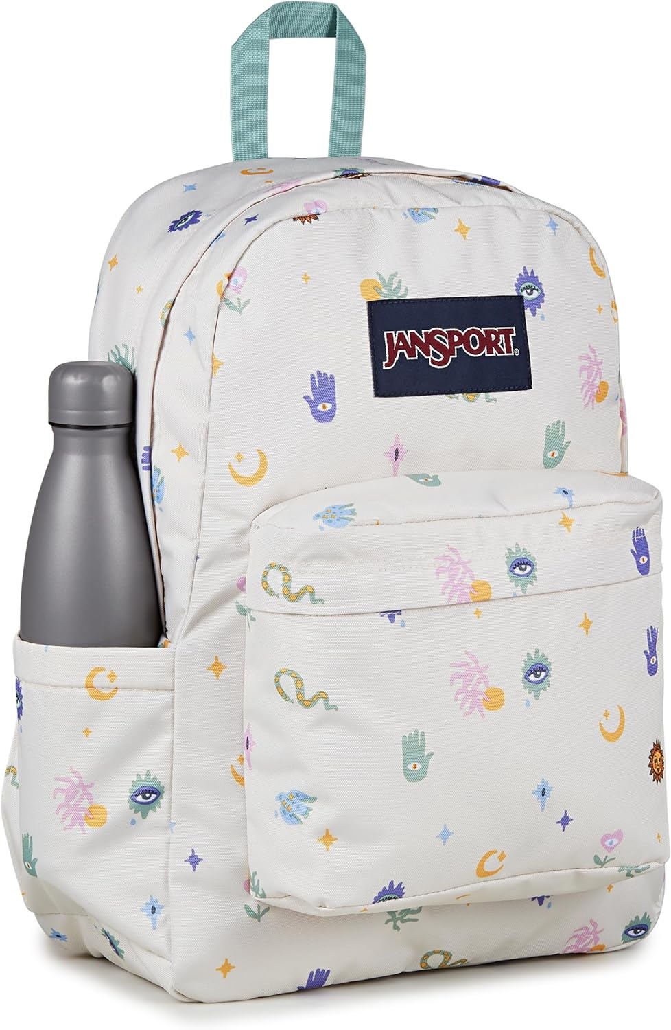 image:imageJanSport SuperBreak Plus Backpack with Padded 15inch Laptop Sleeve and Integrated Bottle Pocket Spacious and Durable Daypack for Work and Travel Pastel LilacSurreal Mirage Coconut