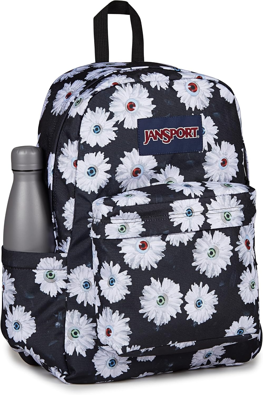 image:imageJanSport SuperBreak Plus Backpack with Padded 15inch Laptop Sleeve and Integrated Bottle Pocket Spacious and Durable Daypack for Work and Travel Pastel LilacEyeball Blossom