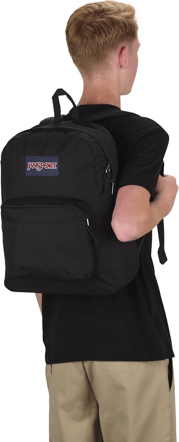 image:imageJanSport Superbreak Backpack Durable Lightweight Premium Backpack Red TapeBlack