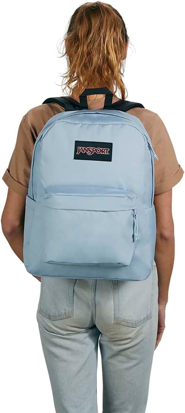 image:imageJanSport Superbreak Backpack Durable Lightweight Premium Backpack Red TapeBlue Dusk