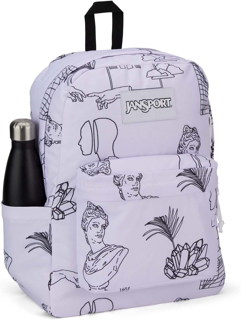 image:imageJanSport Superbreak Backpack Durable Lightweight Premium Backpack Red TapeColor Me Vaporwave