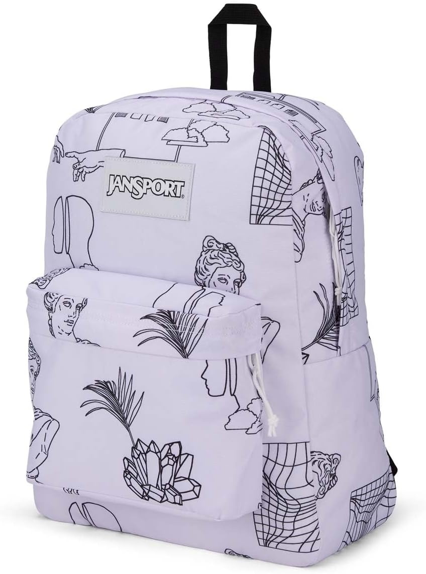 image:imageJanSport Superbreak Backpack Durable Lightweight Premium Backpack Red TapeColor Me Vaporwave
