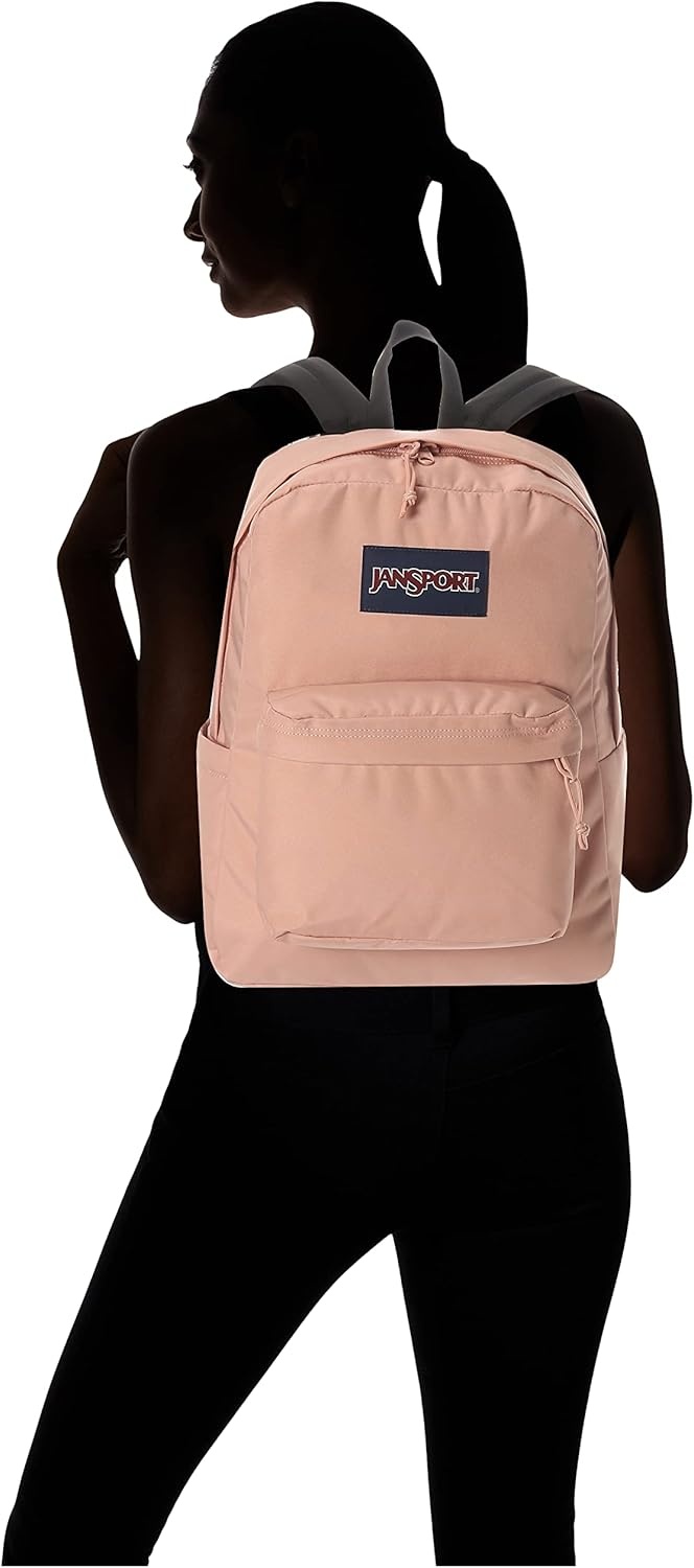 image:imageJanSport Superbreak Backpack Durable Lightweight Premium Backpack Red TapeMisty Rose