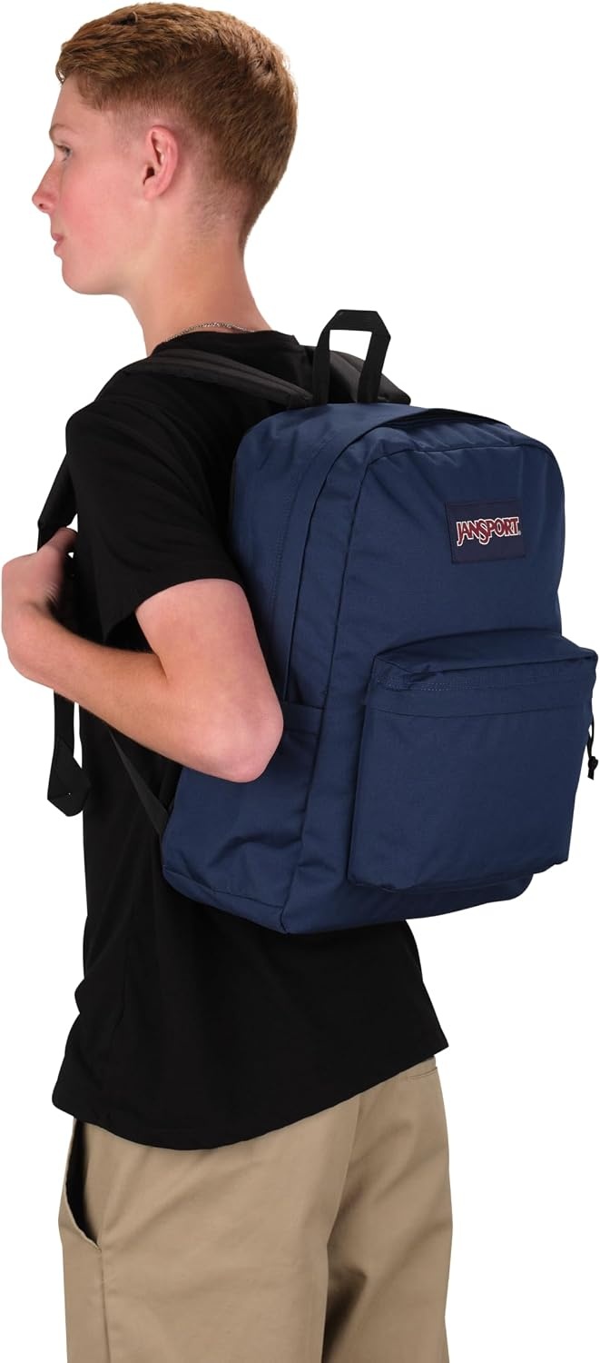 image:imageJanSport Superbreak Backpack Durable Lightweight Premium Backpack Red TapeNavy