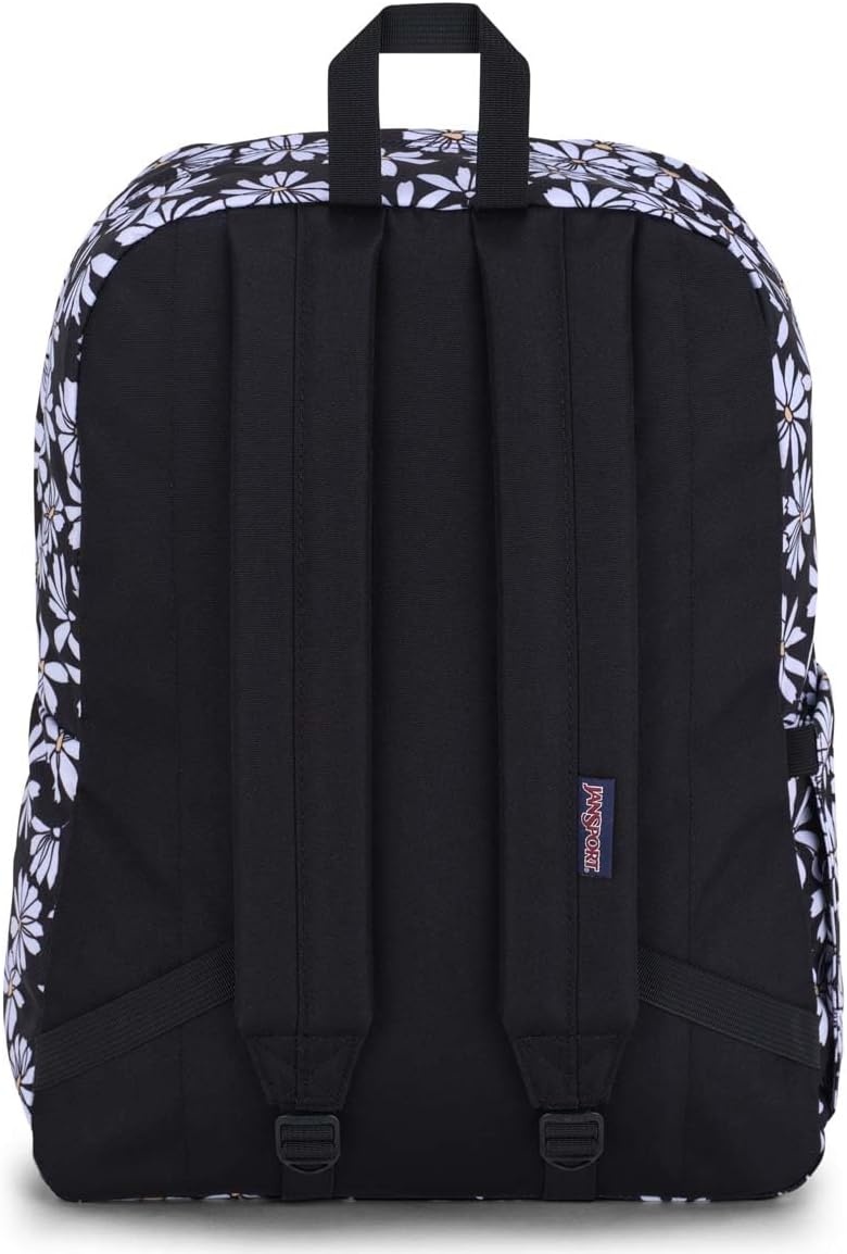 image:imageJanSport Superbreak Backpack Durable Lightweight Premium Backpack Red TapePunk Pansies Black