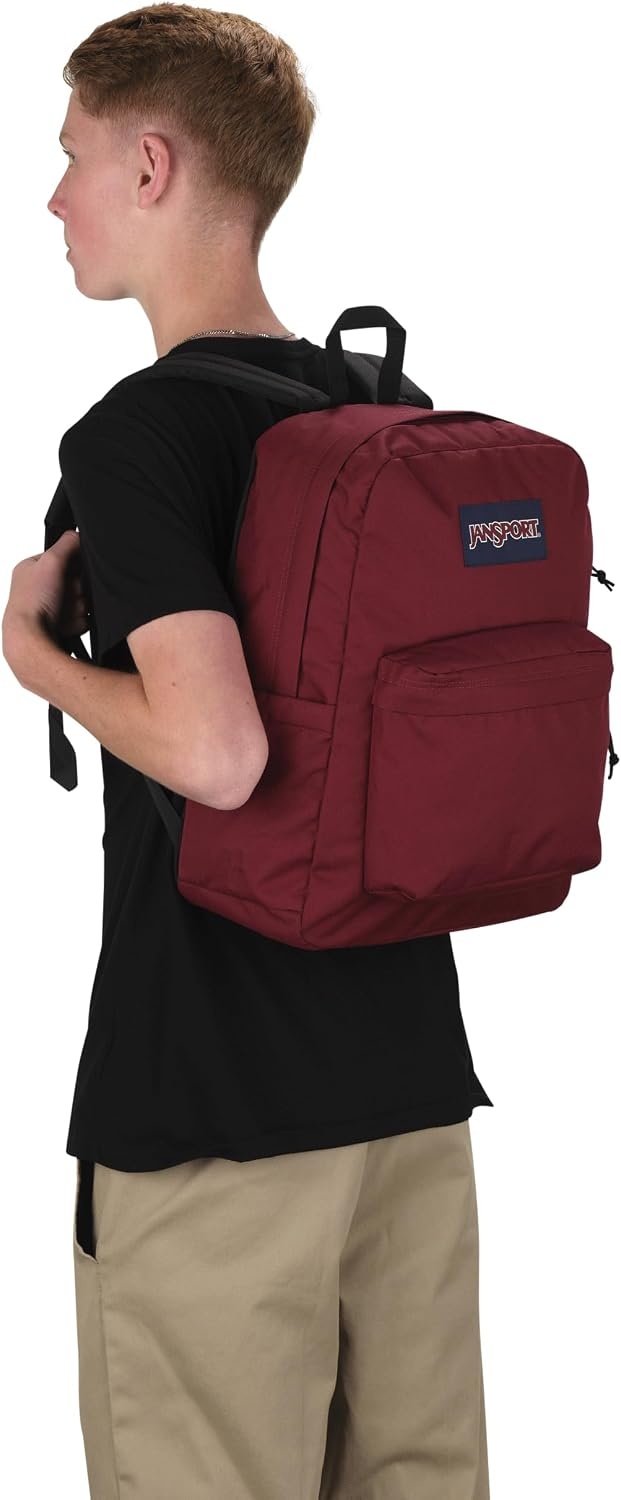 image:imageJanSport Superbreak Backpack Durable Lightweight Premium Backpack Red TapeRusset Red