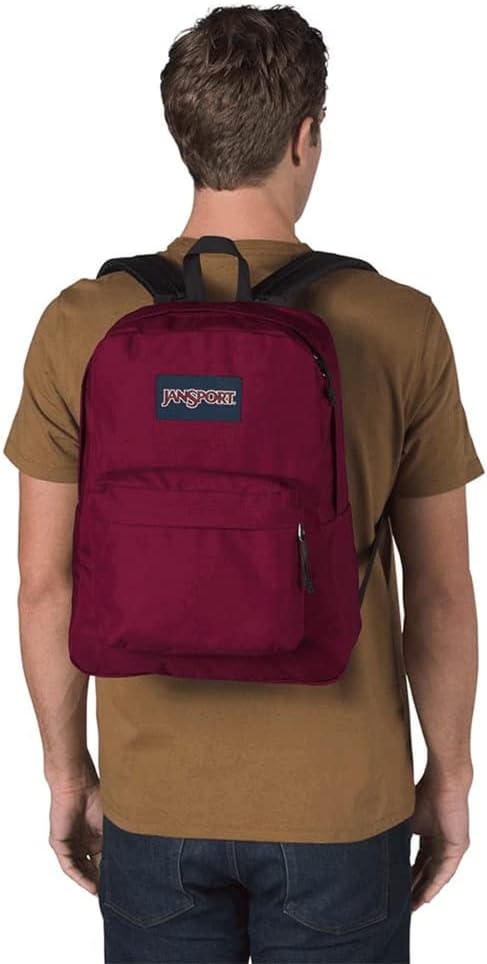 image:imageJanSport Superbreak Backpack Durable Lightweight Premium Backpack Red TapeRusset Red