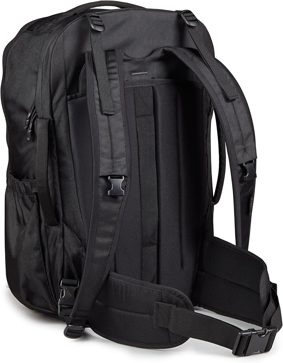 image:imageJanSport Venture Daypack Travel Pack With Large Main Compartment Padded Laptop Sleeve Dual Water Bottle Pockets and Attachment Buckles BlackBlack