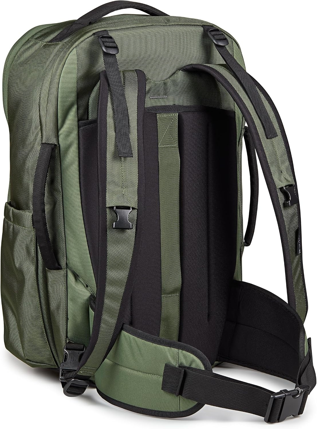 image:imageJanSport Venture Daypack Travel Pack With Large Main Compartment Padded Laptop Sleeve Dual Water Bottle Pockets and Attachment Buckles BlackCargo Green