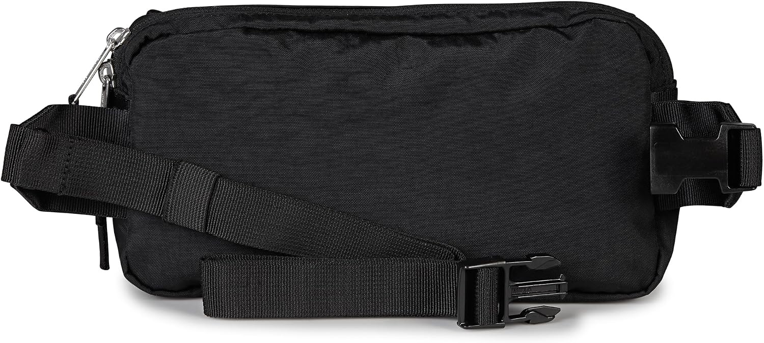 image:imageJanSport Washington Waistpack Fanny Pack Stylish Durable Waist Bag with Adjustable Belt Main Zippered Pocket Quick Stash PocketTravel EssentialsBlack