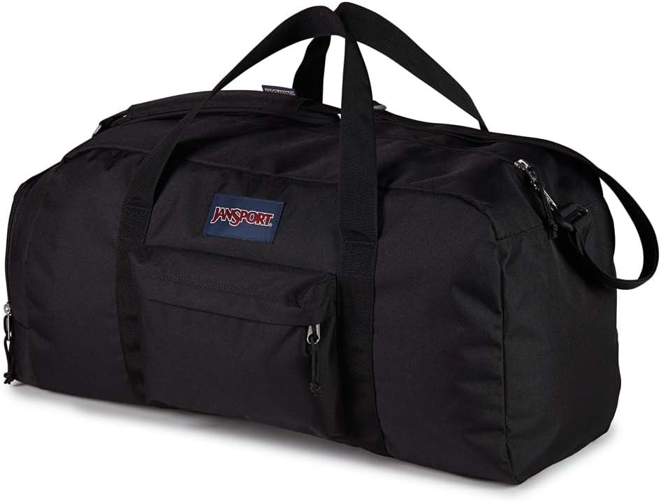 image:imageJanSport Weekender Medium Duffel Travel or Gym Bag Durable Weekender with Front Utility Pocket amp Side Grab Handles Cargo GreenBlack