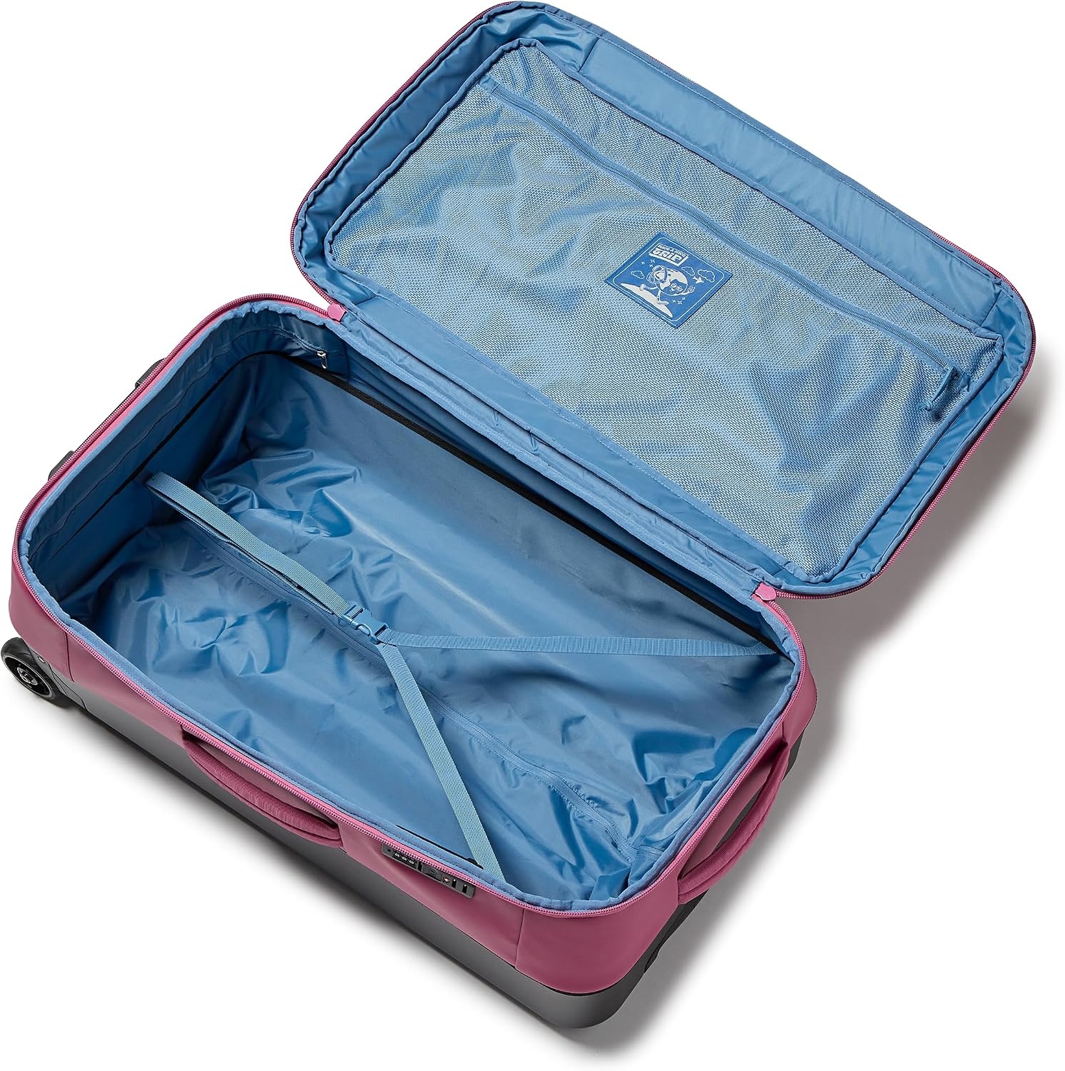 image:imageJansport Good Latitude 95L Rolling Duffel Bag Checked Bag Heavy Duty Travel Suitcase with Wheels TSA Lock amp Polycarbonate Hard Shell Bottom Smokey GritMauve Haze