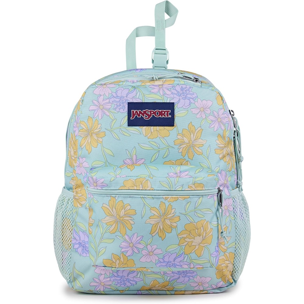 image:imageJanSport Central Adaptive Backpack  Wheelchair amp Walker Compatible TuckAway Shoulder Straps Adjustable Backrest Loops amp Anchor Straps Iconic Design BlackFaded Floral Fresh Mint